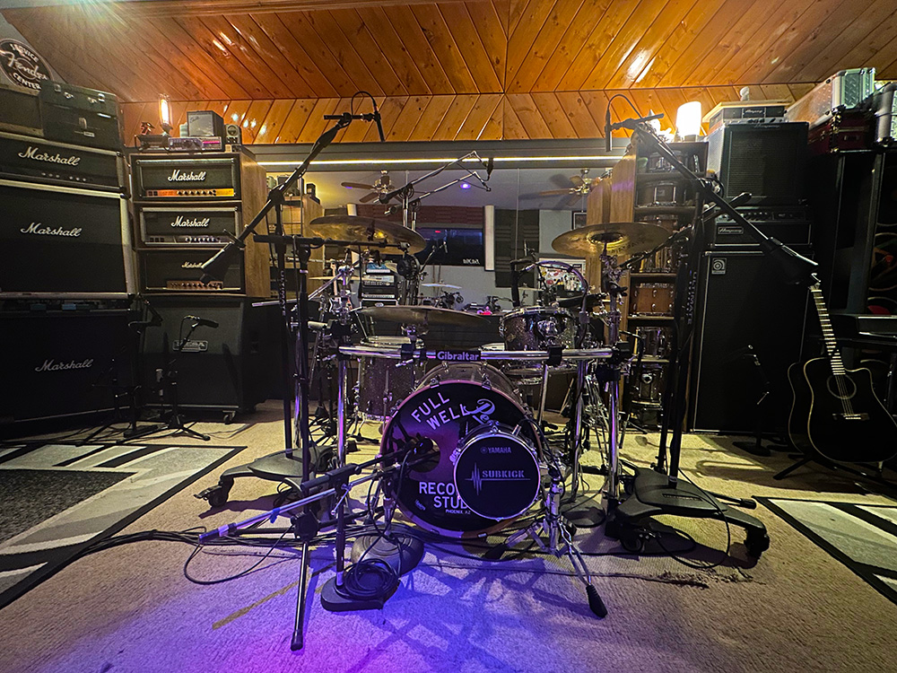 studio drum kit